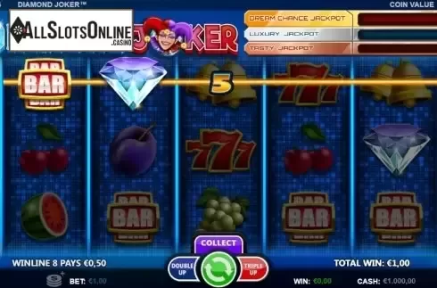 Win screen 2. Diamond Joker from Betsson Group
