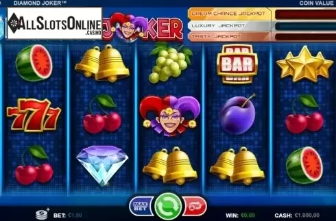 Reel screen. Diamond Joker from Betsson Group