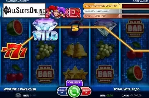 Win screen 3. Diamond Joker from Betsson Group