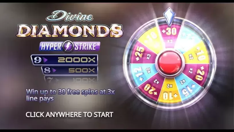 Divine Diamonds slot screenshot 1