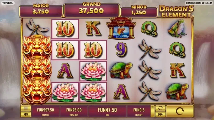 Dragon's Element slot screenshot 2