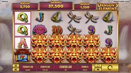 Dragon's Element slot screenshot 4