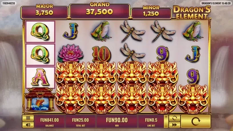 Dragon's Element slot screenshot 4