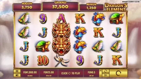 Dragon's Element slot screenshot 1