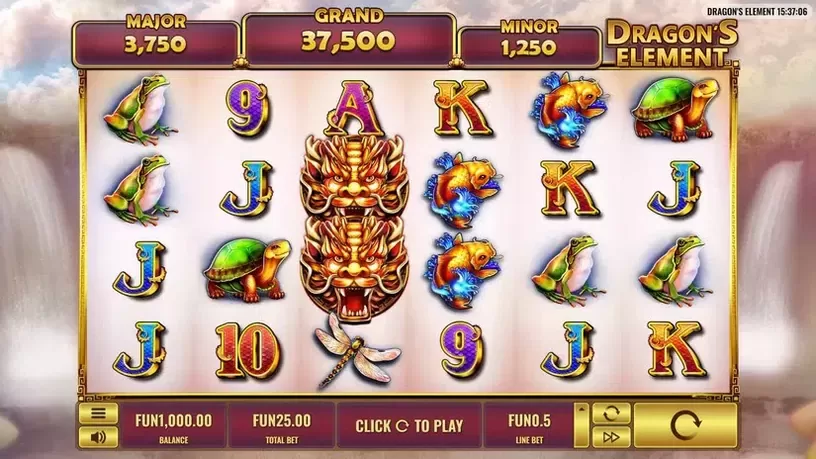 Dragon's Element slot screenshot 1