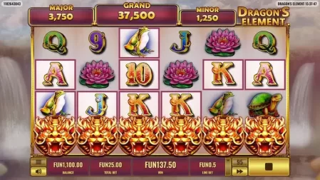 Dragon's Element slot screenshot 3