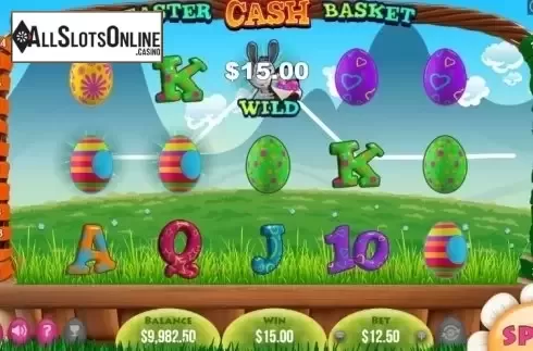 Win Screen 2. Easter Cash Basket from Pariplay