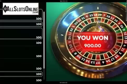 Win Screen. European Roulette (Spearhead Studios) from Spearhead Studios