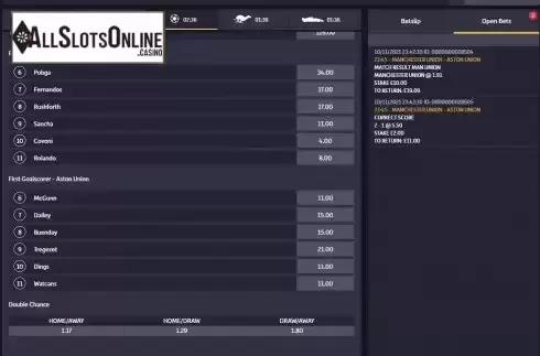 BetLine Screen 2