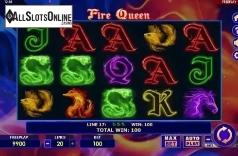 Win Screen 3. Fire Queen (Amatic Industries) from Amatic Industries