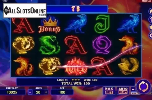 Win Screen 2. Fire Queen (Amatic Industries) from Amatic Industries