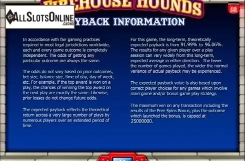 Screen8. Firehouse Hounds from IGT