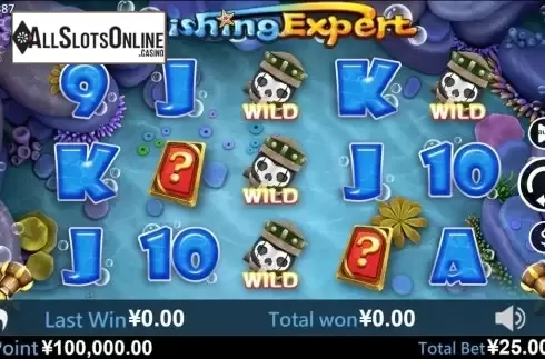 Reel Screen. Fishing Expert from Virtual Tech