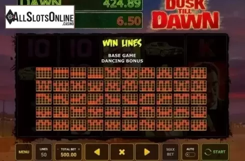 Lines. From Dusk Till Dawn from Novomatic