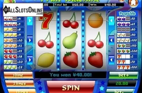 Game workflow 2. Fruit Machine (Slot Factory) from Slot Factory