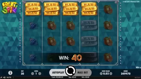 Fruit Spin slot screenshot 2