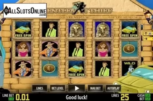 Game reels. Gentleman Thief HD from World Match