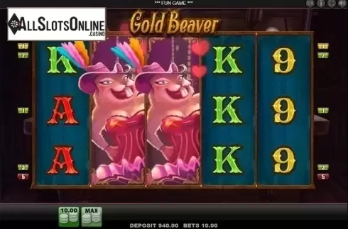 Expanding wild screen. Gold Beaver from Merkur