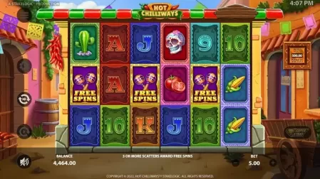 Hot Chilliways slot screenshot 3