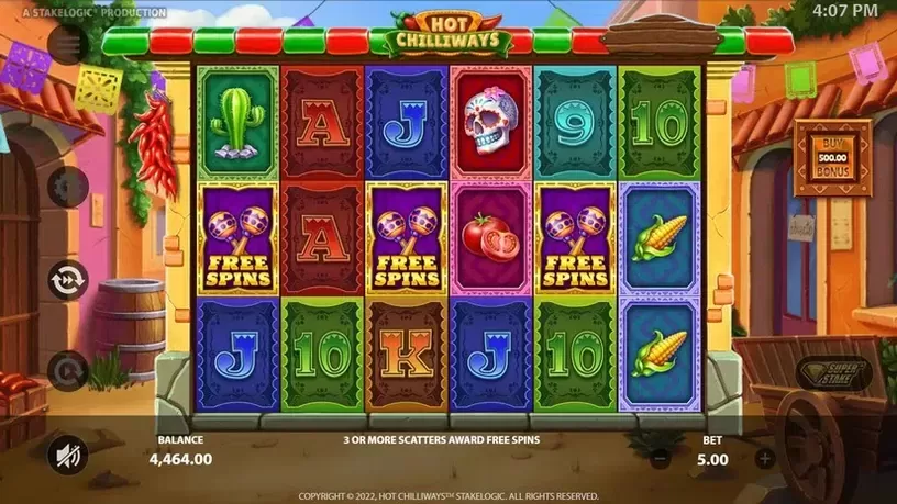 Hot Chilliways slot screenshot 3