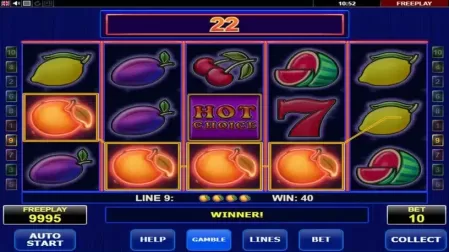 Hot Choice slot screenshot 2