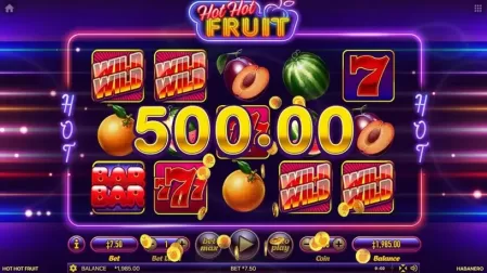 Hot Hot Fruit slot screenshot 5