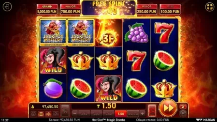 Hot Slot™: Magic Bombs slot screenshot 5