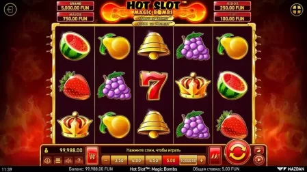 Hot Slot™: Magic Bombs slot screenshot 1