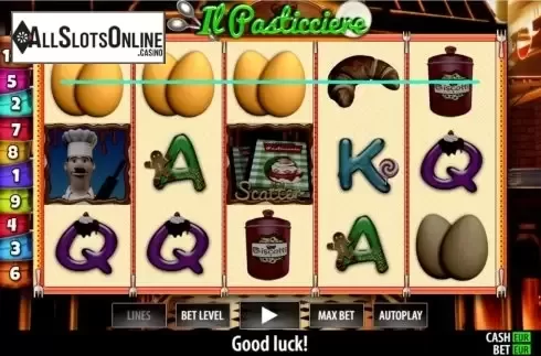 Win screen 1. Il Pasticciere from Nazionale Elettronica