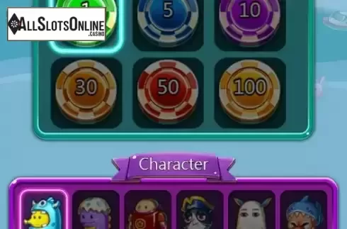Bet amount screen