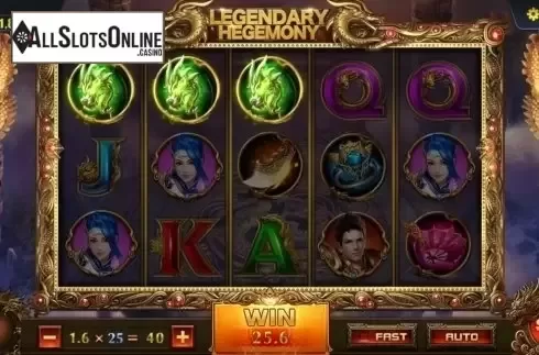 Win Screen. Legendary Hegemony from Dream Tech
