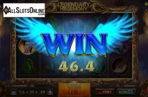 Win Screen. Legendary Hegemony from Dream Tech