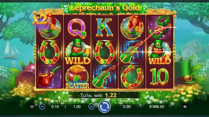 Leprechaun's Gold slot screenshot 2