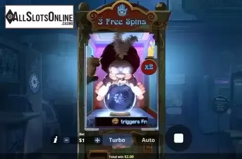 Free Spins GamePlay Screen