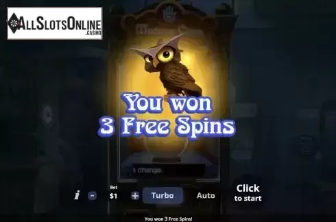 Free Spin Win Screen