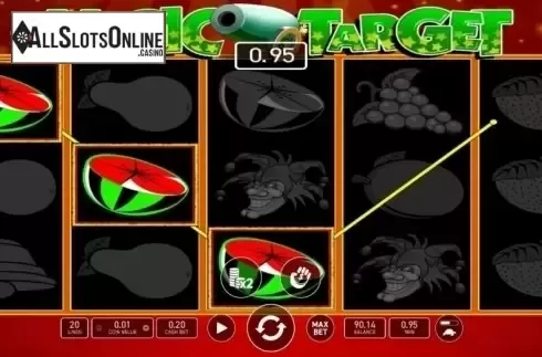 Win Screen. Magic Target from Wazdan