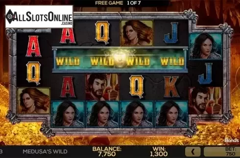 Game workflow 3. Medusa's Wild from High 5 Games
