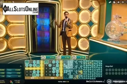 Game Screen 4. Mega Ball (Evolution Gaming) from Evolution Gaming