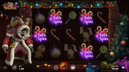 Merry Scary Christmas slot screenshot 2