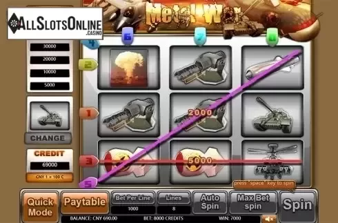 Game workflow 3. Metal War from Aiwin Games