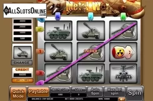 Game workflow 2. Metal War from Aiwin Games