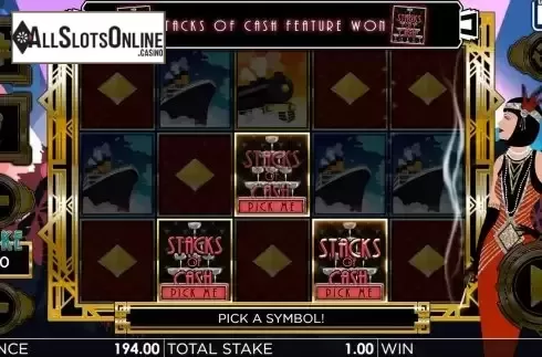 Bonus Game screen