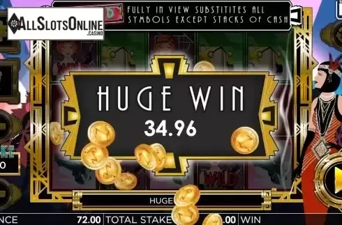 Huge Win screen
