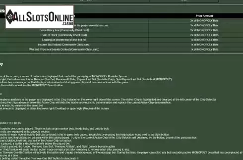 Rules Screen