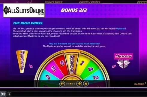 Features 2. Mystery Rush from GAMING1