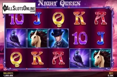 Reel Screen. Night Queen from iSoftBet