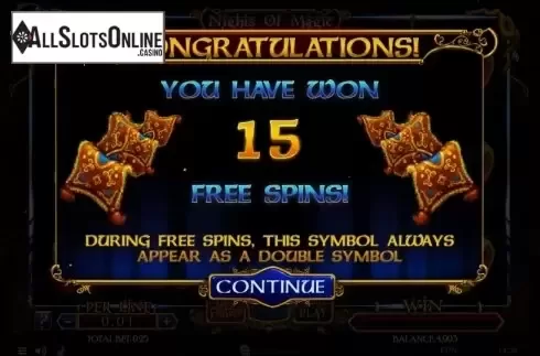 Free Spins 1. Nights Of Magic from Spinomenal