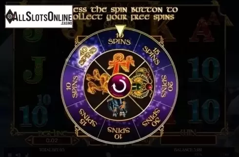 Bonus Wheel. Nights of Egypt from Spinomenal