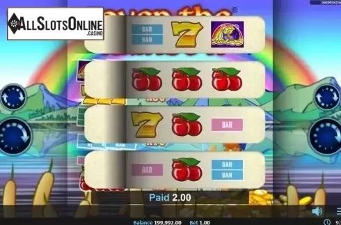 Win Screen. Over the Rainbow Pull Tab from Realistic