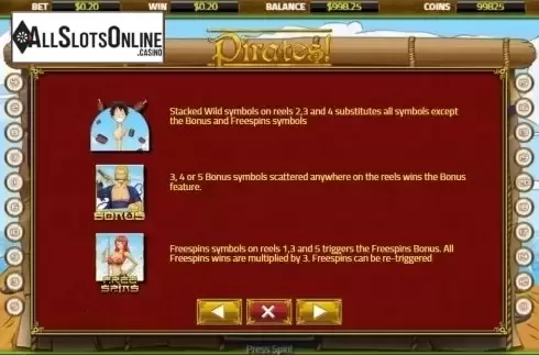 Features. Pirates (XIN Gaming) from XIN Gaming